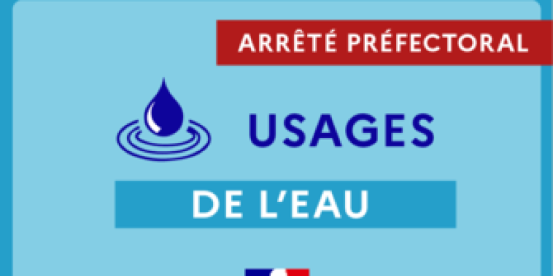 31 juillet : nouvel arrêté préfectoral de restriction des usages de l eau dans le Loiret